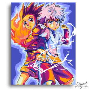 Hunter × Hunter: Gon & Killua Power Duo – Anime Paint By Numbers Kit