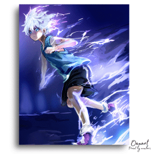Hunter × Hunter: Killua Godspeed – Anime Paint By Numbers Kit