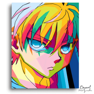 Hunter × Hunter: Killua Portrait Pop Art – Anime Paint By Numbers Kit