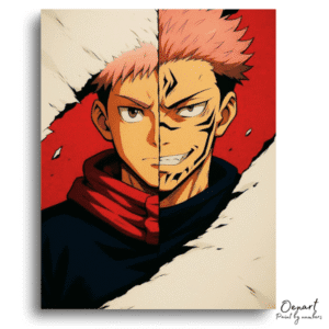 Jujutsu Kaisen: Yuji vs Sukuna – Anime Paint By Numbers Kit