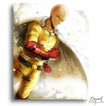 One Punch Man: The Stoic Hero – Anime Paint By Numbers Kit