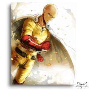 One Punch Man: The Stoic Hero – Anime Paint By Numbers Kit