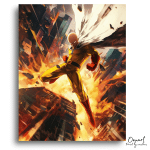 One Punch Man: Ground Zero – Anime Paint By Numbers Kit