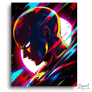 One Punch Man: Neon Fury – Anime Paint By Numbers Kit