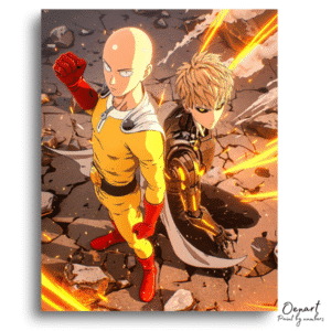 One Punch Man: Heroes United – Anime Paint By Numbers Kit