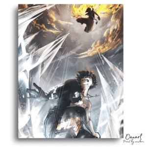 Fairy Tail: Natsu vs Gray – Anime Paint By Numbers Kit