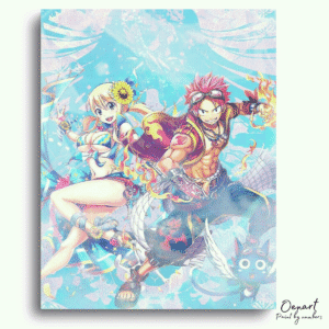 Fairy Tail: Fire & Fun – Anime Paint By Numbers Kit