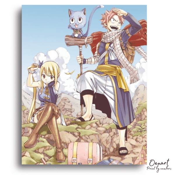 Fairy Tail: Grand Journey – Anime Paint By Numbers Kit