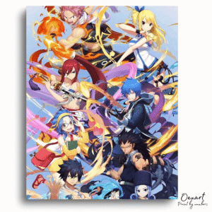 Fairy Tail: Power in Unity – Anime Paint By Numbers Kit