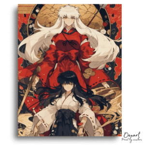 Inuyasha: Sacred Duo – Anime Paint By Numbers Kit