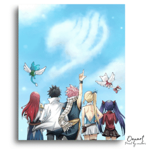 Fairy Tail: Always Together – Anime Paint By Numbers Kit