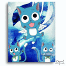 Fairy Tail: Happy’s Mischief – Anime Paint By Numbers Kit