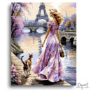 Paris Stroll: Elegant Escape - Paint By Numbers Kit