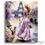 Paris Stroll: Elegant Escape - Paint By Numbers Kit