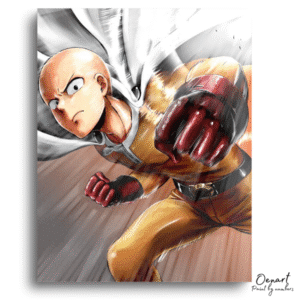 One Punch Man: Speed Blitz – Anime Paint By Numbers Kit