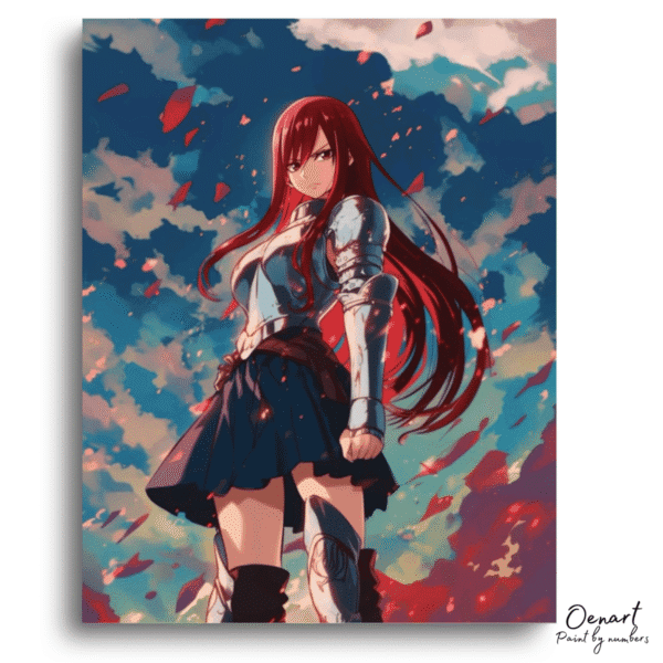 Fairy Tail: Titania’s Stand – Anime Paint By Numbers Kit